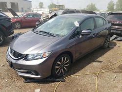 2015 Honda Civic EXL en venta en Elgin, IL