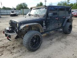 Salvage cars for sale from Copart Midway, FL: 2015 Jeep Wrangler Unlimited Sport