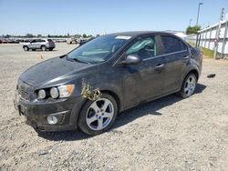 Chevrolet salvage cars for sale: 2015 Chevrolet Sonic LTZ