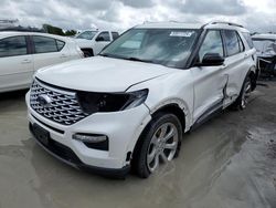 Ford salvage cars for sale: 2020 Ford Explorer Platinum