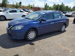 Nissan Sentra Vehiculos salvage en venta: 2017 Nissan Sentra S