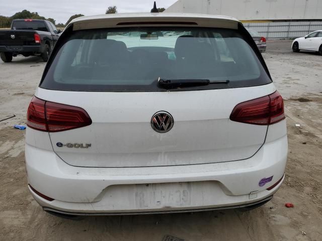 2018 Volkswagen E-GOLF SE