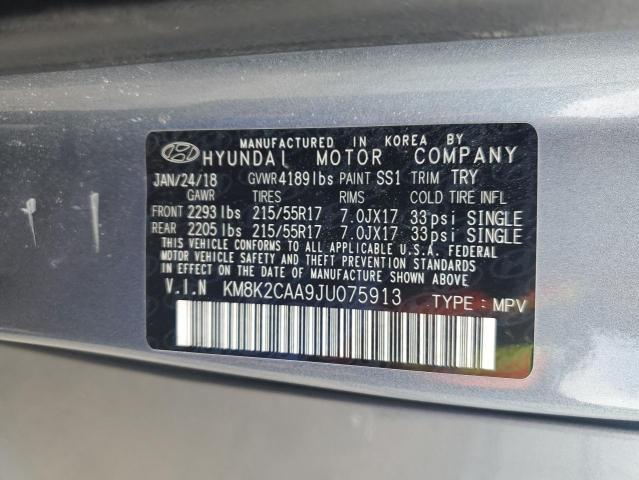 2018 Hyundai Kona sel