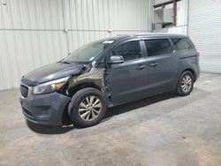 KIA Sedona LX salvage cars for sale: 2015 KIA Sedona LX