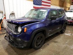 Jeep salvage cars for sale: 2016 Jeep Renegade Sport