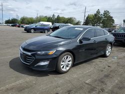 Chevrolet salvage cars for sale: 2021 Chevrolet Malibu LT