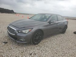 Salvage cars for sale from Copart New Braunfels, TX: 2014 Infiniti Q50 Base