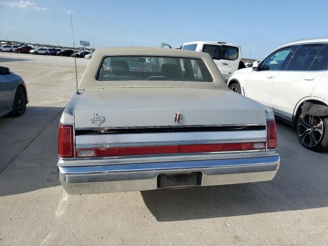 1988 Lincoln Town Car Cartier