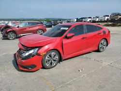 Honda salvage cars for sale: 2018 Honda Civic EX