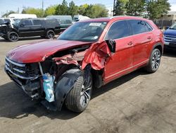 Volkswagen Atlas Cross Sport sel Premium r-Line salvage cars for sale: 2020 Volkswagen Atlas Cross Sport SEL Premium R-Line