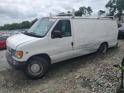 Ford salvage cars for sale: 2001 Ford Econoline E250 Van