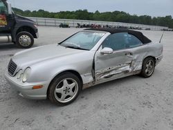 Salvage cars for sale from Copart Houston, TX: 2001 Mercedes-Benz CLK 430