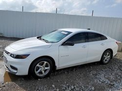 Chevrolet salvage cars for sale: 2018 Chevrolet Malibu LS