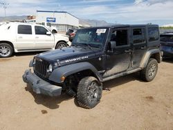 Salvage cars for sale from Copart Colorado Springs, CO: 2018 Jeep Wrangler Unlimited Rubicon