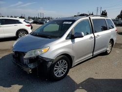 Toyota Sienna xle salvage cars for sale: 2011 Toyota Sienna XLE