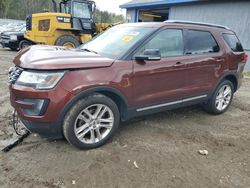 Salvage cars for sale from Copart Lyman, ME: 2016 Ford Explorer XLT