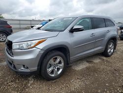 Toyota Highlander salvage cars for sale: 2016 Toyota Highlander Limited