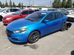 Salvage cars for sale from Copart Rancho Cucamonga, CA: 2016 Dodge Dart SXT
