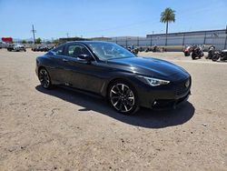 Salvage cars for sale from Copart Phoenix, AZ: 2022 Infiniti Q60 Luxe