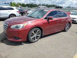 Subaru salvage cars for sale: 2015 Subaru Legacy 2.5I Limited