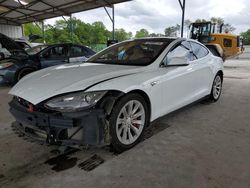 Tesla salvage cars for sale: 2015 Tesla Model S