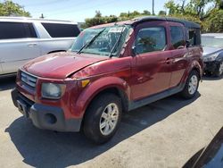 Salvage cars for sale from Copart San Martin, CA: 2007 Honda Element EX