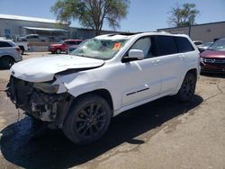 Salvage cars for sale from Copart Albuquerque, NM: 2018 Jeep Grand Cherokee Overland