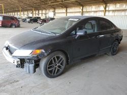 Honda salvage cars for sale: 2006 Honda Civic LX