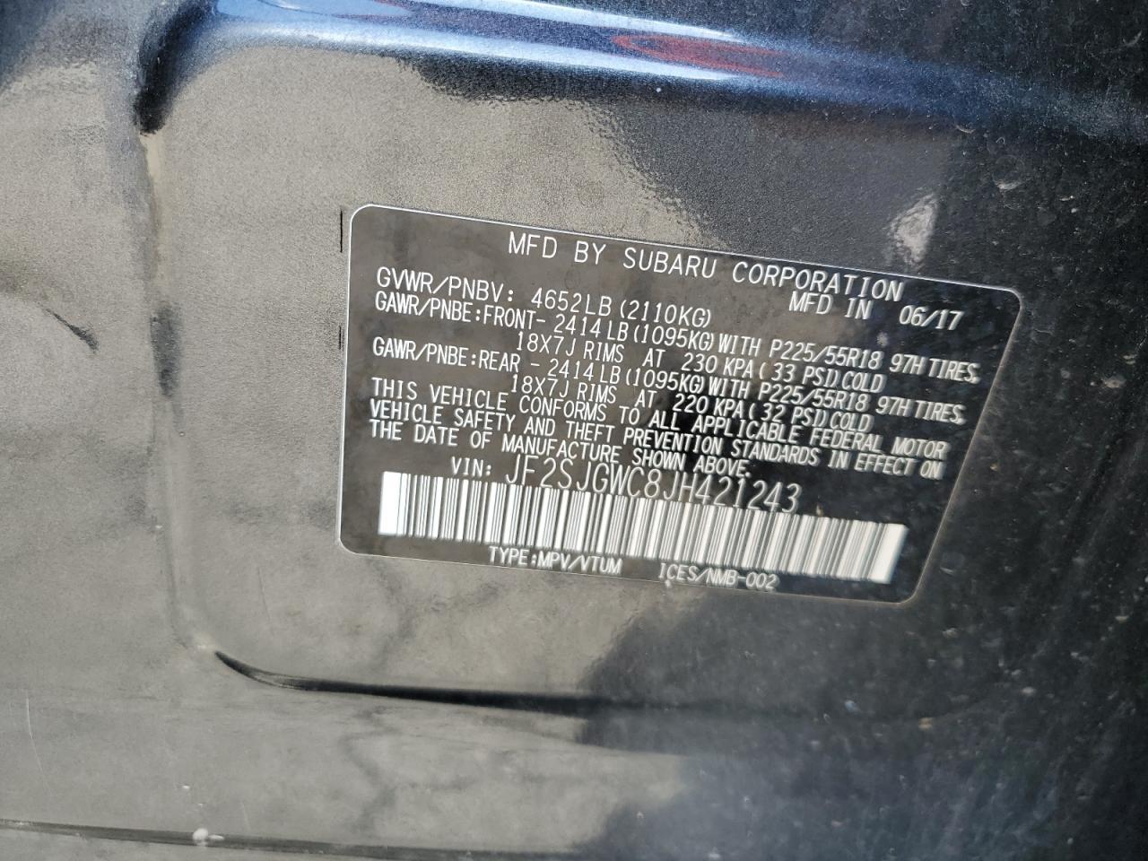 2018 Subaru Forester 2.0xt Touring