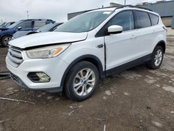 Vehiculos salvage en venta de Copart Woodhaven, MI: 2018 Ford Escape SE