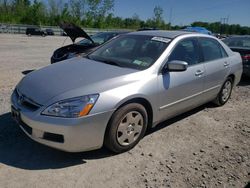 Honda Accord LX salvage cars for sale: 2007 Honda Accord LX