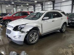 Chevrolet Equinox ltz salvage cars for sale: 2016 Chevrolet Equinox LTZ