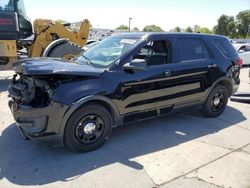 Ford salvage cars for sale: 2017 Ford Explorer Police Interceptor