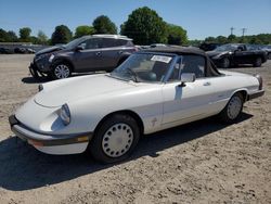 Vehiculos salvage en venta de Copart Mocksville, NC: 1986 Alfa Romeo Spider Graduate