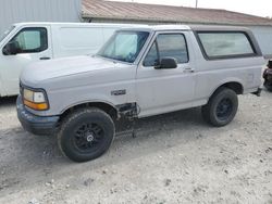 Ford Bronco salvage cars for sale: 1992 Ford Bronco U100