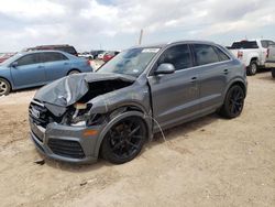 Salvage cars for sale from Copart Amarillo, TX: 2016 Audi Q3 Prestige