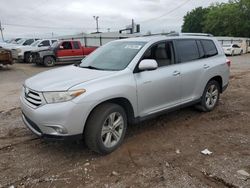 2012 Toyota Highlander Limited en venta en Oklahoma City, OK