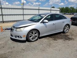 Chevrolet Cruze ltz salvage cars for sale: 2012 Chevrolet Cruze LTZ