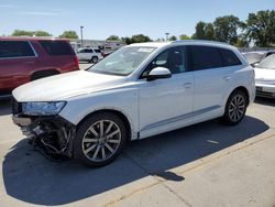 Audi Q7 Prestige salvage cars for sale: 2017 Audi Q7 Prestige