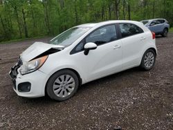 Salvage cars for sale from Copart Ontario Auction, ON: 2013 KIA Rio EX
