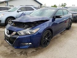 Salvage cars for sale from Copart Pekin, IL: 2016 Nissan Maxima 3.5S