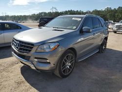 Salvage cars for sale from Copart Greenwell Springs, LA: 2015 Mercedes-Benz ML 350
