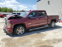 Chevrolet salvage cars for sale: 2015 Chevrolet Silverado K1500 High Country