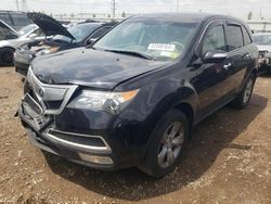 Salvage cars for sale from Copart Elgin, IL: 2010 Acura MDX Technology