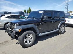 Vehiculos salvage en venta de Copart Hayward, CA: 2018 Jeep Wrangler Unlimited Sport