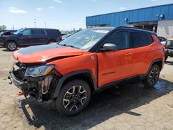 Vehiculos salvage en venta de Copart Woodhaven, MI: 2020 Jeep Compass Trailhawk