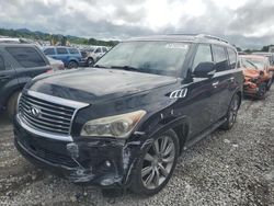 Salvage cars for sale from Copart Madisonville, TN: 2012 Infiniti QX56