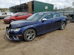 Salvage cars for sale from Copart Colorado Springs, CO: 2019 Audi S4 Premium Plus