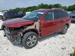 Vehiculos salvage en venta de Copart New Braunfels, TX: 2018 Nissan Pathfinder S