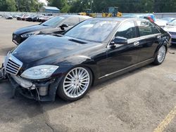 Mercedes-Benz salvage cars for sale: 2010 Mercedes-Benz S 550